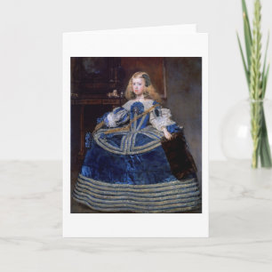 Infanta Margarita Teresa Blue Dress, Velazquez Karte