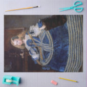 Infanta Margarita Teresa Blue Dress, Velazquez Seidenpapier (Basteln)