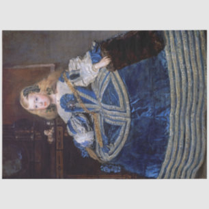 Infanta Margarita Teresa Blue Dress, Velazquez Seidenpapier
