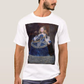 Infanta Margarita Teresa Blue Dress, Velazquez T-Shirt (Vorderseite)