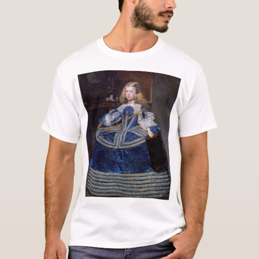 Infanta Margarita Teresa Blue Dress, Velazquez T-Shirt (Vorderseite)