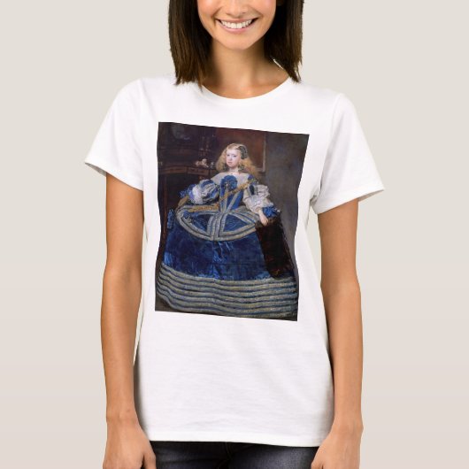 Infanta Margarita Teresa Blue Dress, Velazquez T-Shirt (Vorderseite)