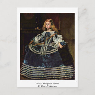 Infanta Margarita Teresa von Diego Velazquez Postkarte