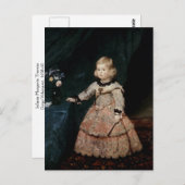Infanta Margarita Therese Postkarte (Vorne/Hinten)