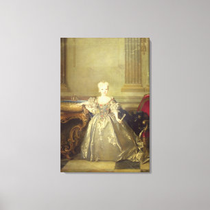 Infanta Maria Ana Victoria de Borbón, 1724 (Öl a Leinwanddruck