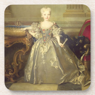 Infanta Maria Ana Victoria de Borbón, 1724 (Öl a Untersetzer