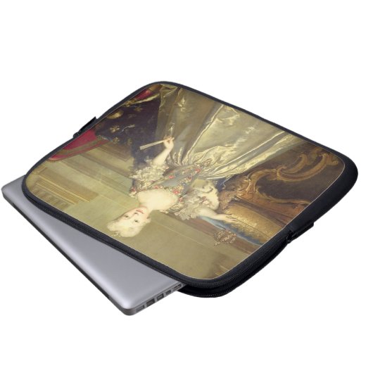 Infanta Maria Ana Victoria de Borbón, 1724 (Öl an Laptopschutzhülle (Vorne Knopf)