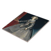 Infanta Maria Theresa (1638-83) c.1646 (Öl kann an Fliese (Seite)