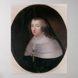 Infanta of Spain and Queen of France Poster