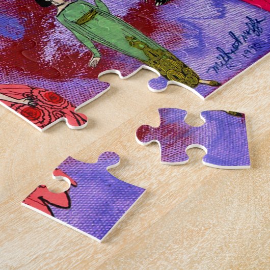 Infanta's Moonlight Garden Party von Michael Moffa Puzzle (Seite)