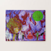 Infanta's Moonlight Garden Party von Michael Moffa Puzzle (Horizontal)