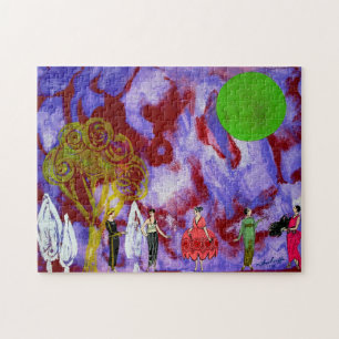 Infanta's Moonlight Garden Party von Michael Moffa Puzzle