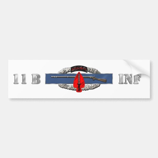 INFANTERIE 11B USASOC AUTOAUFKLEBER (Vorne)
