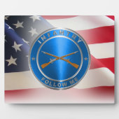 Infanterie Army Veteran Fotoplatte (Vorderseite)