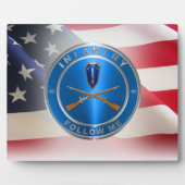 Infanterie Army Veteran Fotoplatte (Vorderseite)