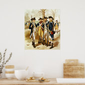 Infanterie des revolutionären Krieges Poster (Küche)