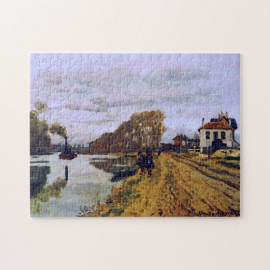 Infanterie-Hüter auf der Bank Monet Fine Art Puzzle (Horizontal)