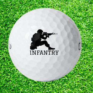 Infanterie-Militär-Golf-Geschenke! Golfball