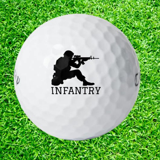 Infanterie-Militär-Golf-Geschenke! Golfball