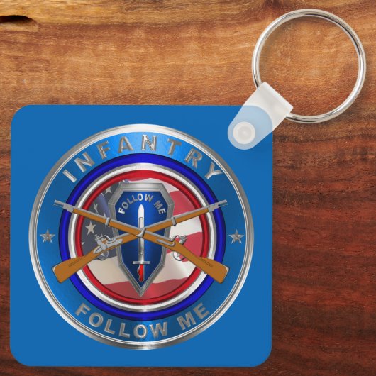 Infanterie Schlüsselanhänger (Rückseite)