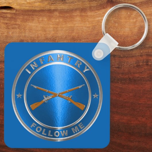 Infanterie Schlüsselanhänger (Rückseite)