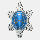 Infanterie Schneeflocken Zinn-Ornament (Rechts)