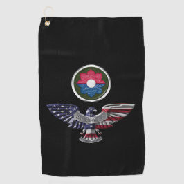 Infanterieabteilung Eagle Veteran Golfhandtuch