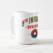 Infanterieabteilung "Old Reliables" Kaffeetasse (Vorderseite Links)
