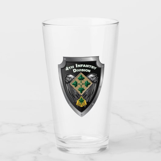 Infanterieabteilung "Steadfast and Loyal Shield" Glas (Vorderseite)