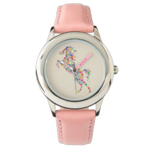 Infantile Uhr Pferd