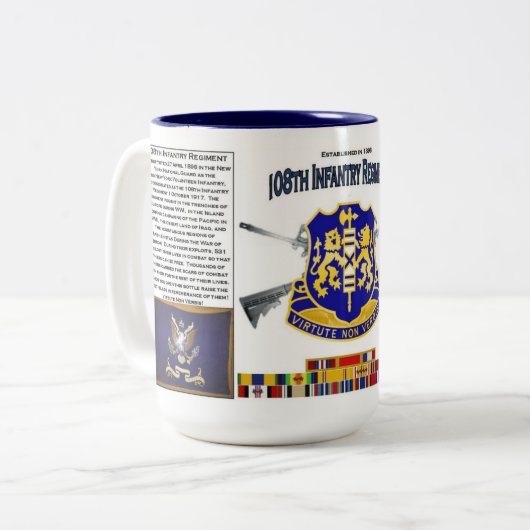 Infantry Regiment 15 oz Tasse (Vorderseite Links)