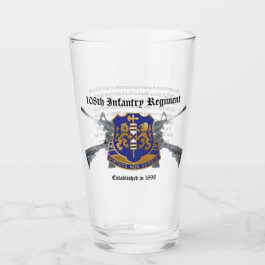 Infantry Regiment 16 oz Glas (Vorderseite)
