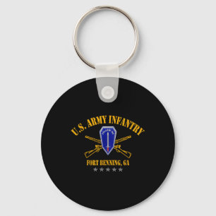 Infantry School Fort Benning Veteran Patriotic 4. Schlüsselanhänger