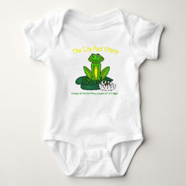 Infant's Frog Themed Bodysuit Baby Strampler