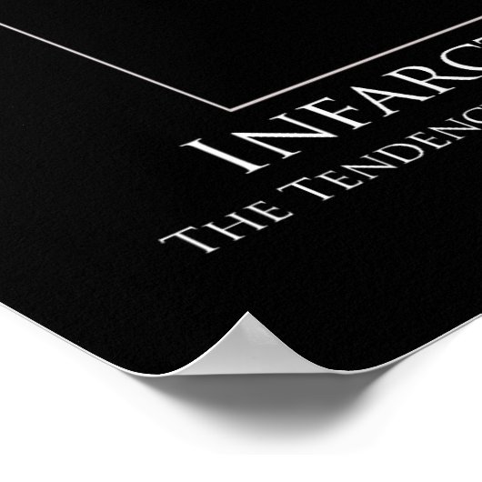 Infarctfurgnugen Motivierend Poster (Ecke)