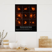 Infared Galaxien Hubble Telescope Foto Poster (Küche)