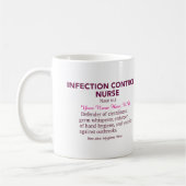 Infection Control Nurse Definition – Funny Hygiene Kaffeetasse (Links)