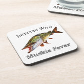 Infektion mit der Muskie-Fieber Getränkeuntersetzer (Linke Seite)