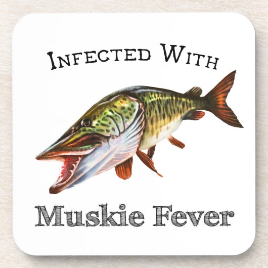 Infektion mit der Muskie-Fieber Getränkeuntersetzer (Vorderseite)