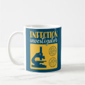 Infektionsuntersucher - Funny Epidemiologe Kaffeetasse (Links)