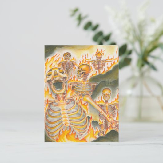 Infernal Legions Kuriosität Postkarte (Stehend Vorderseite)