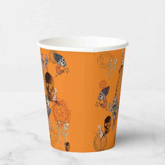 Infernal Orange Halloween Pappbecher (Rechts)