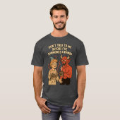 Infernal Roast Funny Coffee D&D T - Shirt (Vorne ganz)
