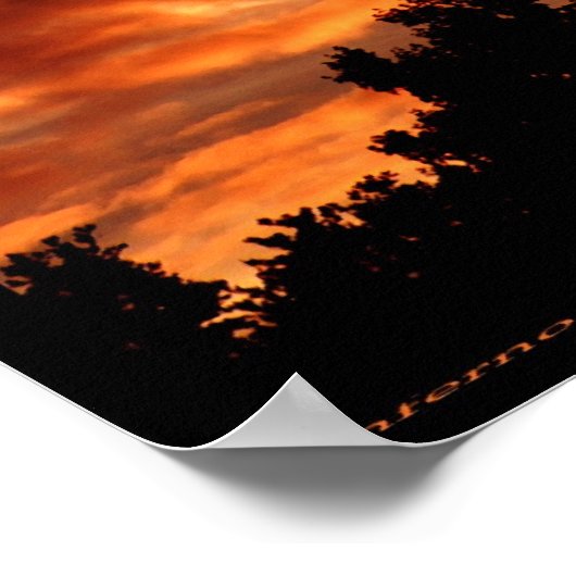 Infernal Sky Poster (Ecke)