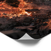 Infernaler Durchbruch Urban Fantasy Poster (Ecke)