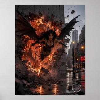 Infernaler Durchbruch Urban Fantasy Poster