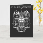 Infernalische Ikonen Das gothische Grimoire Karte (Gelbe Blume)