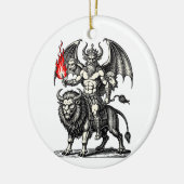 Infernalischer Asmodeus Keramik Ornament (Links)
