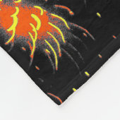 Inferno Comet Trails Fleece Blanket (Ecke)