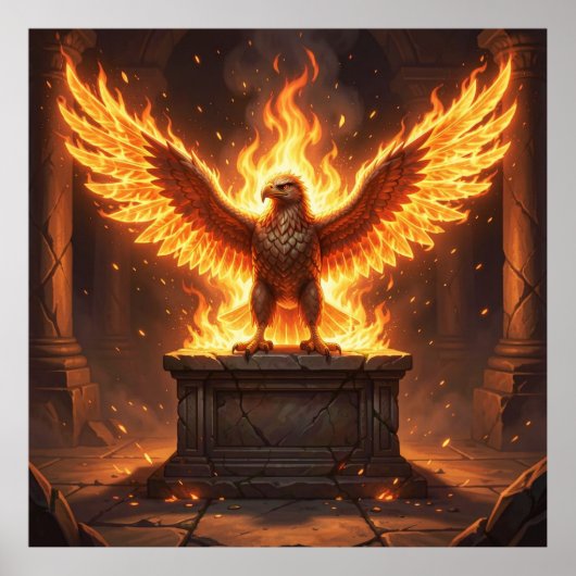 Inferno des mythischen Wächters Poster (Vorne)